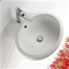 Scarabeo Planet lavamani, 811041BK, Planet bianco opaco [Lavabi > Lavamani]