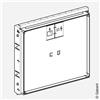 Geberit GIS scatola struttura grezza per armadietto a specchio ONE, 461453001, ONE; GIS [Armadietti a Specchio > Accessori per Armadietti a Specchio]