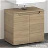 evineo ineo5 mobile La: 60 cm, 2 porte, con maniglia incassata, senza collegamento al lavabo, BE0313OA, ineo5 [Mobili da Bagno > Mobili Lavabo]