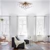 Paul Neuhaus Icicle lampada a soffitto 42 prismi in vetro, 8090-11, Icicle [Lampade per Interni > Lampade a Soffitto]
