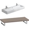 Duravit XViu consolle, XV102C04949#146,6+04541200261, XViu; Vero [Mobili da Bagno > Top con Doppio Lavabo da Appoggio]