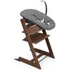 Stokke Sedia Tripp Trapp di Stokke (Oak Warm Brown) con Newborn Set (Anthracite) - Per neonati fino a 9 kg - Confortevole, sicuro e facile da usare