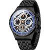 SAPPHERO Orologio da uomo 50M impermeabile acciaio inossidabile