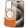 Celly Custodia Celly Magdual con MagSafe per Apple iPhone 16 Pro Max Arancione [MAGDUAL1081OR]