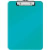 LEITZ WOW Portablocco con clip in metallo - f.to A4 - Acqua marina metallizzato - 39710051