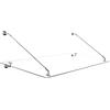 Glaszentrum Hagen Wagner, tettoia di vetro per porta balcone, copertura per porta d'ingresso, vetro VSG consupporto in acciaio inox