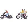 Noch No 15904 Motociclisti 3 Personaggi con Accessori Ho