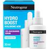 Neutrogena Hydro Boost 10% Niacinamide Siero, Siero idratante viso per una pelle luminosa, Siero viso Acido Ialuronico e 10% Niacinamide, Siero esfoliante viso per tutti tipi di pelle, 30 ml
