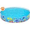 Bestway Piscina Rotonda Rigida Fantasia Mare Gonfiabile (Ø244x46cm) Art. 55031 - Rotonda Rigida (244x46cm)