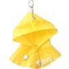 niannyyhouse 10 cm ~ 15 cm bambola di peluche vestiti impermeabile bambole vestire ciondolo (giallo)