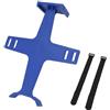 IUVWISN Blocca Forcelle moto 11.2 pollici Guardia di supporto della forcella con 2 cinghie Universale per Dirt Pit Bike Motocross (Blu)