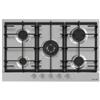Foster PRONTA CONSEGNA - SPEDIZIONE IMMEDIATA Piano Cottura da Incasso a Gas 75 cm 5 Fuochi Acciaio inox Satinato Griglie in Ghisa Serie Power Foster 7015 032 - 7015032