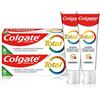 Colgate Dentifricio Total Original 2 x 75 ml - Pulizia dei denti per una bocca sana e 12 ore di protezione proattiva* - pulisce denti, gengive, guance e lingua
