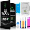 GOLDWANGWANG Batteria per iPhone 12, 3350mAh Alta Capacità, Compatibile con iPhone 12 Pro, 0 Cicli, Kit di Riparazione Completo, Certificato CE/RoHS/FCC