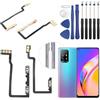 RongZy Tasto Power/Volume Flex Cavo per Oppo A94 5G/A95 5G Controlli Volume di Ricambio,Power On off Button, con Strumenti