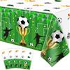TJYJOY 4 pezzi tovaglia da calcio usa e getta calcio partito tovaglia impermeabile movimento partito tovaglia per interni o esterni compleanno concorso buffet tavolo decorazioni 130 x 220 cm
