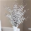 OUKEYI 10 fiori artificiali di gelsomino, lunghi 76,2 cm, fiori finti, fiori finti bianchi per decorazione, riempitivi per vasi per hotel, casa, ufficio, cucina, camera da letto, matrimoni, feste,