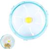 FIBOUND 1 Pezzo di Ruota per Criceti e Gerbilli, Giocattolo Ruota Rotante Silenziosa, Adatta per Piccoli Animali, Ricci (Blu)