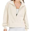 BKEPDY Felpa Donna e Zip Felpe con Cappuccio Donna Maniche Lunghe Hoodie Jumper Pullover Sport Fitness Outdoor Basic Casual Style(S)