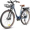 SAMEBIKE 28inch bicicletta elettrica per le donne, 468WH batteria rimovibile a lungo raggio passo attraverso la città Commute bicicletta elettrica con cestino e porta telefono