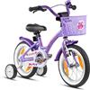 PROMETHEUS BICYCLES bicicletta bambina 4 anni bici per bambini bici bambina 14 pollici bimba con rotelle e freno contropedale Viola