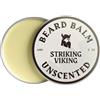 Striking Viking Balsamo per barba da uomo, Beard Balm - Balsamo per barba Leave-in con burro di karitè, tea tree, argan e olio di jojoba (60 ml (Pack of 1), Senza profumo)