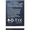 C D R Batteria BL-4D 1200 mAh realizzata per Brondi Amico Ci Sento, Amico Elegant, Amico Sicuro, CDR M300 1a vers., MC88, Mc Onsen MC91, compatibile con Nokia E5, E7, N8, N97 Mini