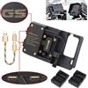 OTILLI Staffa di navigazione USB del telefono cellulare Supporto di ricarica per moto per R1200GS R1250GS F650GS F700GS F750GS F800GS F850GS ADV F900R S1000XR CRF1000L GPS con due porte USB
