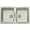 PLADOS Lavello in composito da cucina incasso TELMA by Plados linea PACIFIC due vasche 86x50 - Jasmine