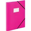 VIQUEL - Porta viste 120 viste A4 FEEL'EASY - Protezione documenti in plastica resistente - 60 tasche - Ideale per ufficio o casa - Rosa
