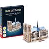Revell 3D Puzzle- Cattedrale di Notre Dame, Il Cuore di Parigi Scopri Il Mondo in 3D, divertiti per Grandi e piccini, Colori, 39 Teile, 153 mm x 115 mm x 80 mm, 121