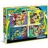 Clementoni Puzzle 20 Teile - 4 Puzzles - Ben 10