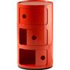 Kartell - Portaoggetti Componibili - Rosso - ABS - Designer Anna Castelli Ferrieri