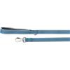 Guinzaglio reflex con maniglia in neoprene blu 25 x 1200 mm