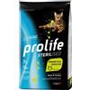 Prolife Crocchette Sterilizzate Grain Free per Gatti Adulto con Quaglia e Patate 1,5 kg