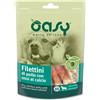 Oasy snack dog filettini di pollo con ossi al calcio 100 g