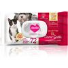 Salviette Dealò per Cani XL - Confezione da 72 Pezzi