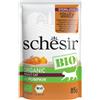 Schesir bio cat sterilized pollo maiale zucca 85g