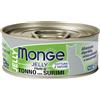 Monge Natural Quality Gatto Monge Jelly Filetti di Tonno/Surimi 80 g