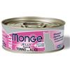 Monge Natural Quality Gatto Jelly Pezzi di Tonno/Acciughine 80 g