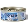 Monge Natural Quality Gatto Monge Jelly Filetti di Tonno/Pesce Bianco 80 g