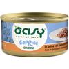 Oasy wet cat caprice dadini con salmone e pollo lattina 85 g