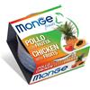 Monge Fruits Pollo con Frutta 80 g - Nutriente e Gustoso per Gatti