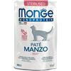Monge busta monoporzione cat sterilised pate manzo 85 g