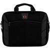 WENGER Borsa Porta PC Sherpa a Tracolla, Notebook 16", Cartella, 8 l, Uomo Donna, Ufficio Viaggi di lavoro Università, Nero, 600653