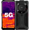 AGM Telefono Rugged Glory Pro 5G, Fotocamere Potenziate per la Visione Notturna e Termocamera, Snapdragon 480, 8G+256G, Schermo FHD da 6,53 e resistenza IP68 e IP69K. 6200 mAh Batteria, Android 11.
