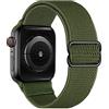 OXWALLEN Cinturino Intrecciato Compatible con Apple Watch 38mm 40mm 41mm 42mm 44mm 45mm 49mm, Sportiva Nylon Regolabile Ricambio Elastica Cinturi Compatible per iWatch Séries 9/8/7/6/5/4/3 SE Ultra 2/1