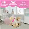 Infantastic® Animale a Dondolo per Bambini Legno Peluche con Suoni Cavalcabile