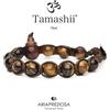 Tamashii Bracciale Pietra Tibetano Occhio di Tigre Tamashii Unisex 1 giro BHS900-214