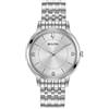 Bulova Orologio Analogico Quarzo Donna con Cinturino in Acciaio Inox 96P183